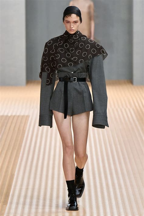 prada runway chrome|prada runway looks.